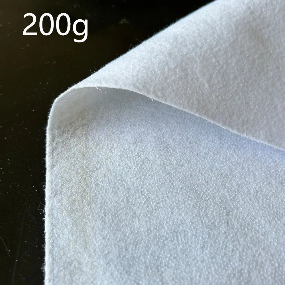 Sewing Interfacing Fabric Fusible Cotton Interlining 110g 200g 300g 400g Iron on Nonwoven Craft Bag Making Garment Making Supply