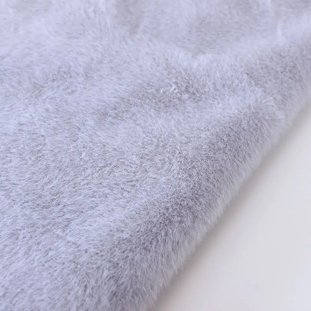 Soft Faux Fur Plush Fabric – 100% Polyester, 165cm Wide – For Apparel, Toys, Quilting & Winter Crafts