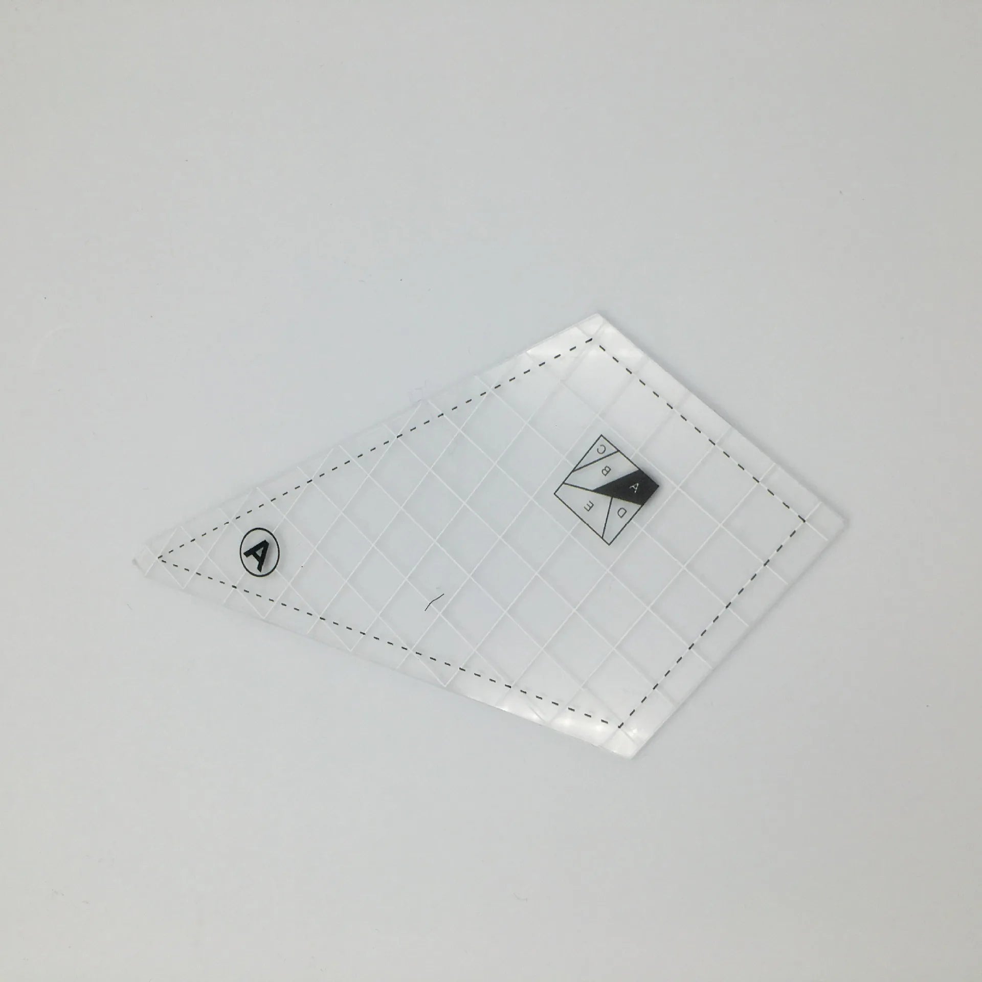 5-Piece Acrylic Quilting Ruler Template Set - DIY Patchwork & Cutting Templates