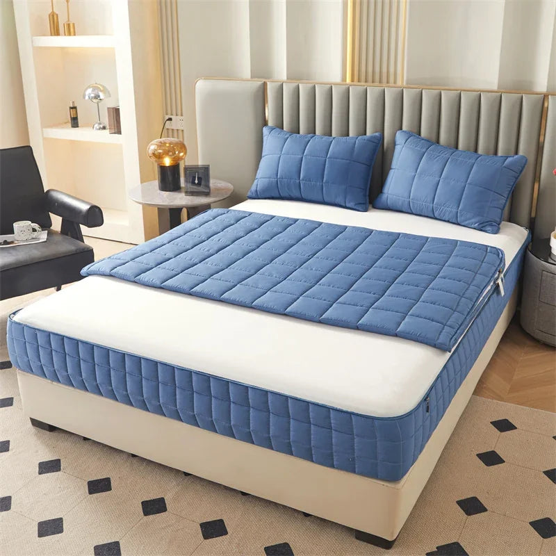 6-Sided Zippered Mattress Protector – Quilted, Multiple Sizes