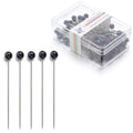 100-Piece Color Ball Head Sewing Pins — Stainless Steel Quilting & Fabric Pins