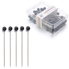 100-Piece Color Ball Head Sewing Pins — Stainless Steel Quilting & Fabric Pins