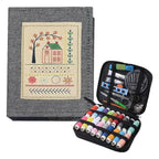 Libro de Puntos de Bordado para Principiantes - Kit Completo con Bastidor, Hilos y Agujas