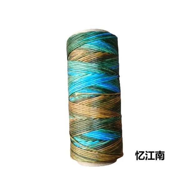 Hilo Redondo de Poliéster Encerado – 0.6mm, Carrete de 50m | 41 Colores | Macramé, Joyería y Marroquinería