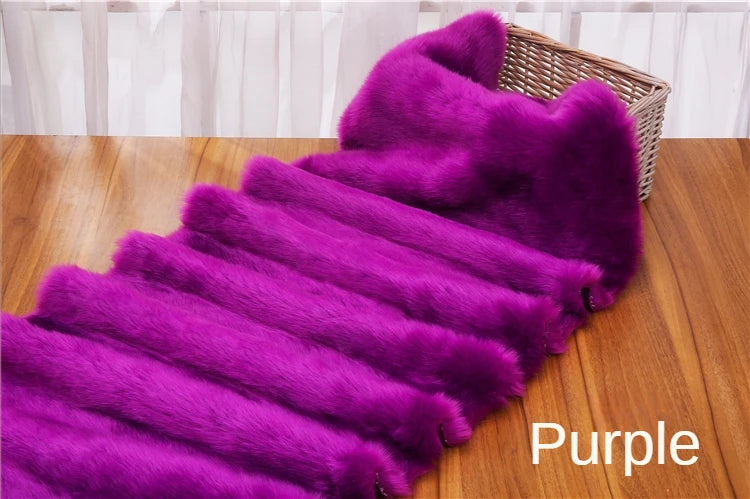 Faux Fur Plush Fabric – Thick 100% Polyester, 180cm Wide, Sold by the Meter – For Coats, Bags, Scarves & Winter Crafts
