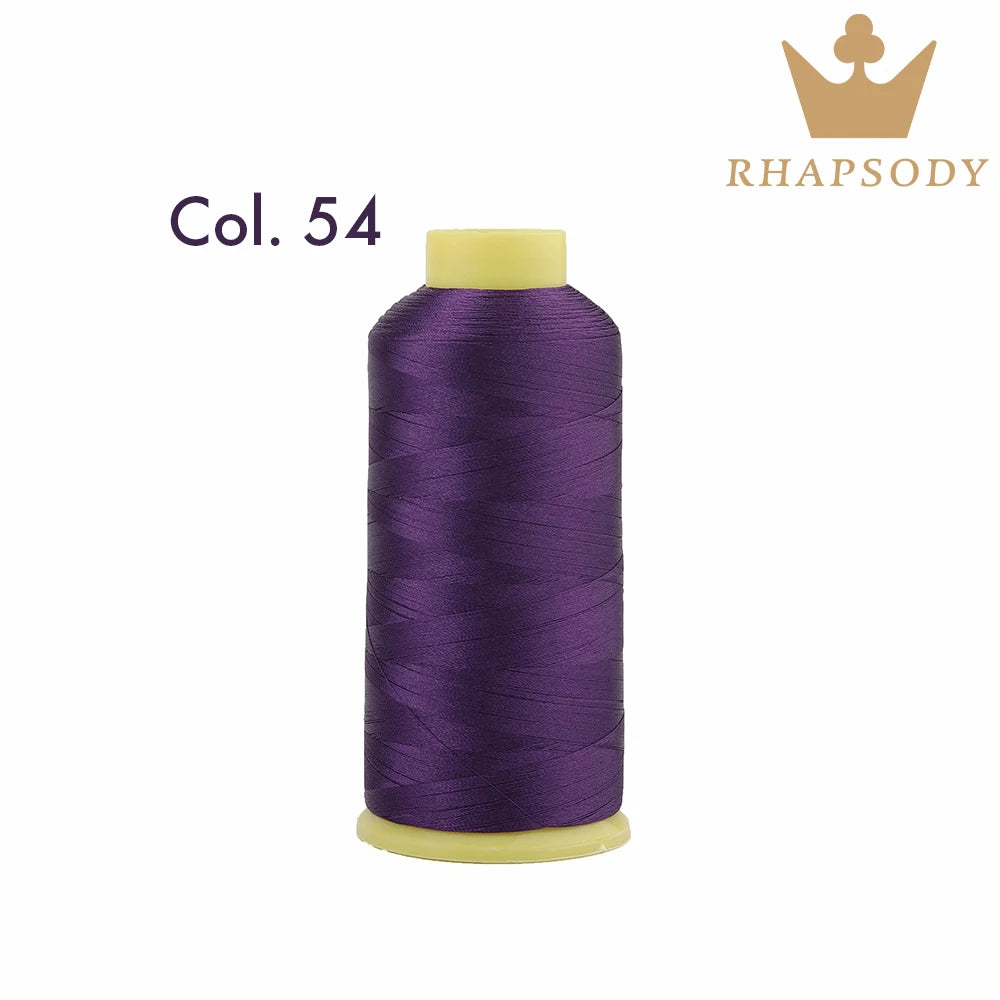 40WT Polyester Embroidery Thread – 5000 Meters per Spool | 128 Colors for Machine & Hand Embroidery