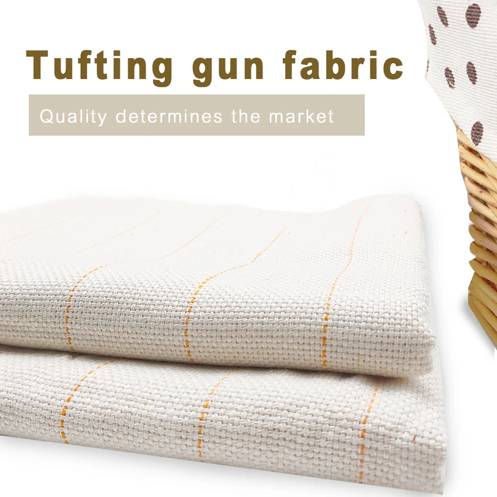 Primary Tufting Cloth Backing Fabric – 1m × 5m with 5cm Guide Lines, for Tufting Gun, Loop Pile & Cut Pile