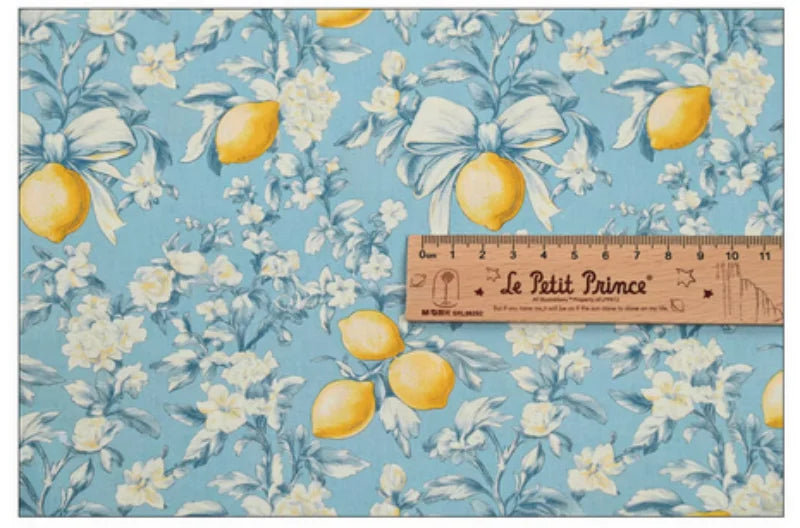 Bowknot & Floral Print 100% Cotton Fabric – 110cm Wide | Quilting, Bags, Garments & DIY