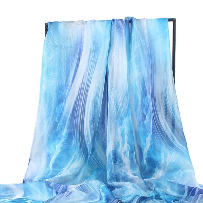 30D Gradient Chiffon Fabric – Semi-Sheer & Elegant | 150 cm Wide (59 in)