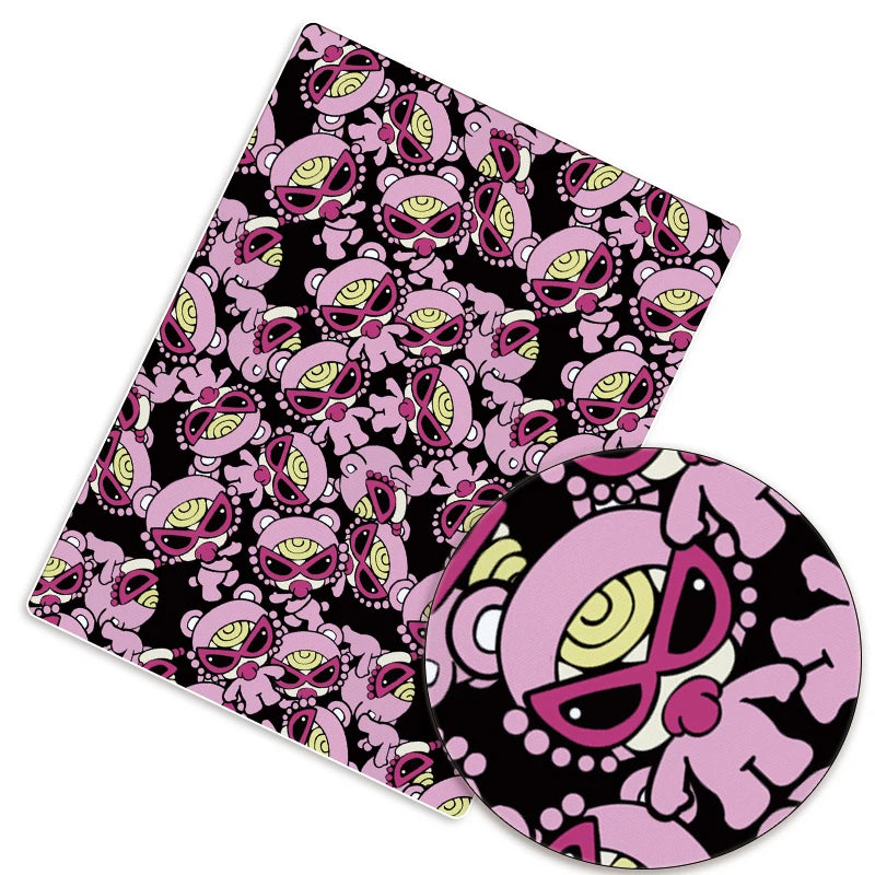 Cartoon Print Cotton Fabric – 140x50cm, Digital Print, Children's Quilting & Patchwork Fabric