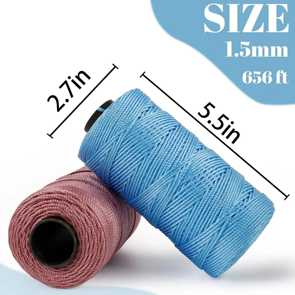 Summer Ice Silk Crochet Yarn – 1.5mm, 200m | 20 Colors