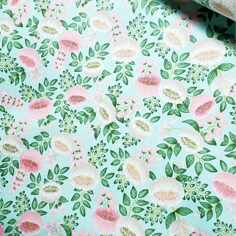 Fabric - 40 Precut Strips (6.35 X 49.78 cm) for Quilting And Sewing, 20 Floral Prints Assortment, 100% Material,