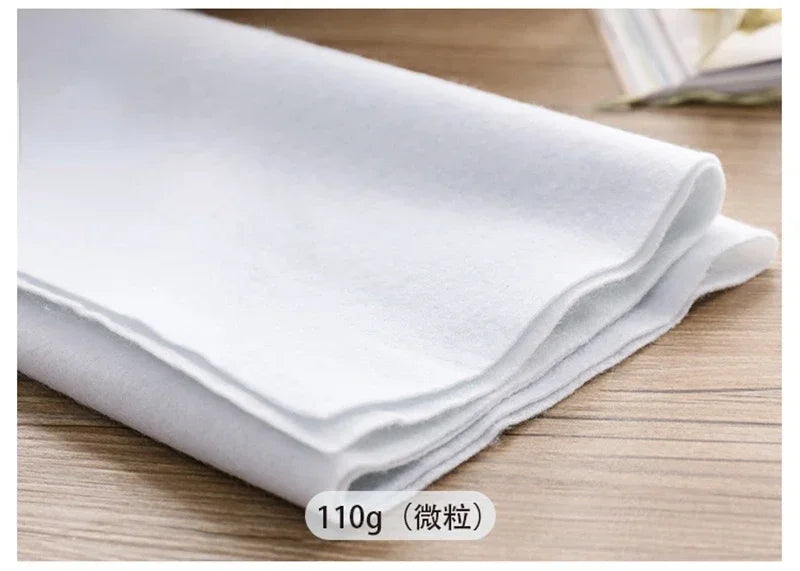Iron-On Fusible Interfacing | Single-Sided Adhesive Interlining | 90cm Wide