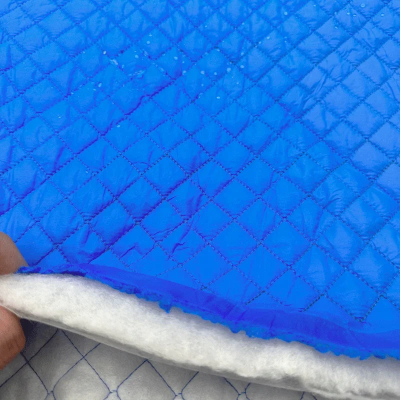 Quilted Lining Fabric by the Meter – 100cm x 145cm Polyester Sewing Cloth
