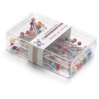 100-Piece Color Ball Head Sewing Pins — Stainless Steel Quilting & Fabric Pins