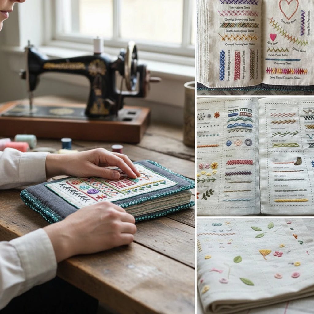 Embroidery Starter Kit with Instructional Book & Complete Toolkit