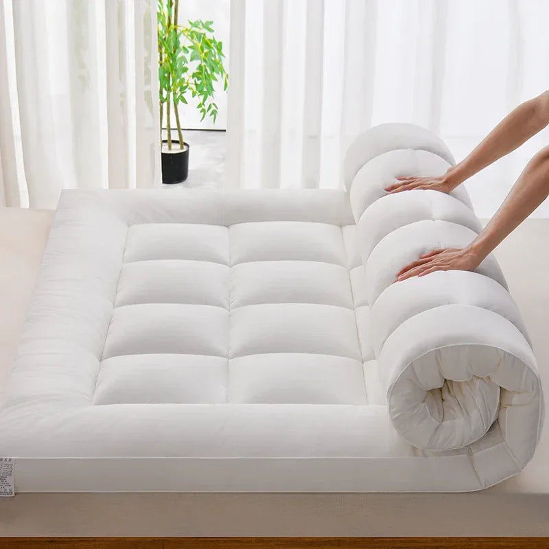 All-Season Quilted Mattress Topper – Soft Thickened Mattress Pad