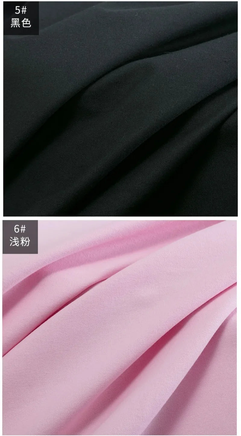 Solid Color 100% Cotton Canvas Fabric – 145cm Wide, Sold by 50cm – For Bags, Upholstery, Quilting & Home Décor