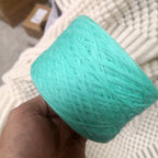 Cotton Yarn Thread for Knitting, Non-Bleached, Raw Algodon Line, Baby, Children's DIY, Handknitting, Scarf Sweaters, 500g/Ball