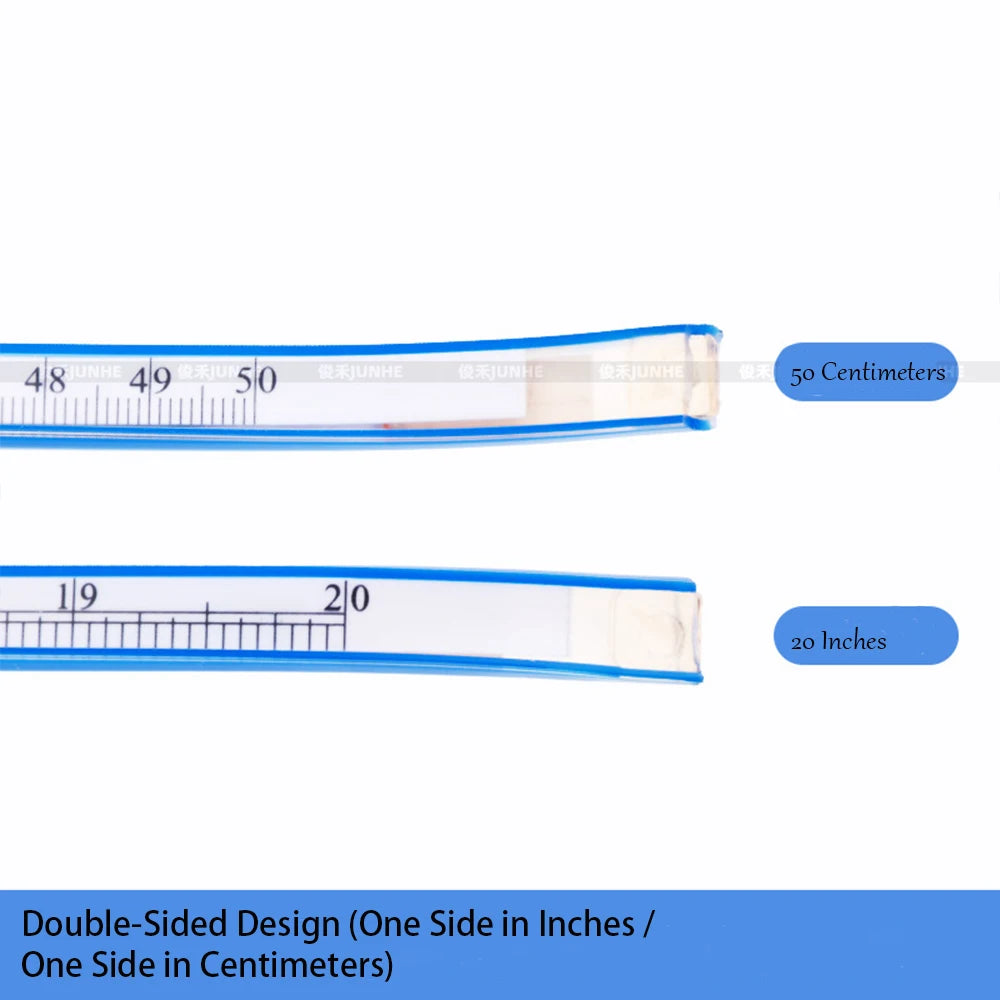 Flexible Curve Ruler – Bendable Double-Sided Soft Ruler for Garment Pattern Making & Sewing | 30–60cm