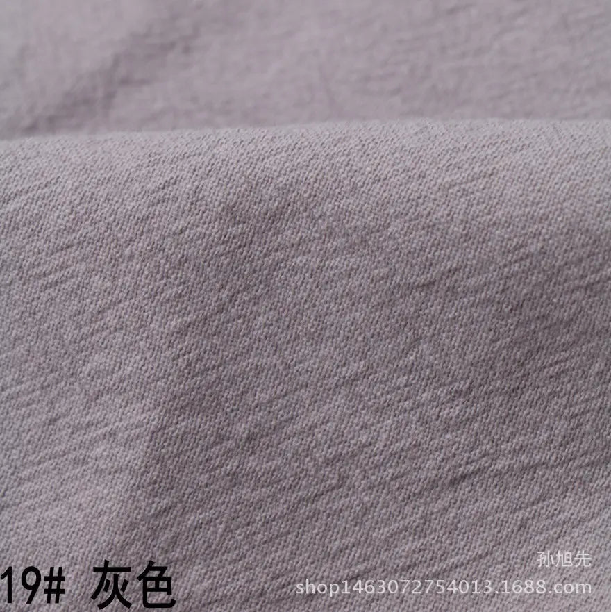 Cotton Linen Crepe Fabric – 137cm Wide | Skin-Texture Weave for Clothing, Curtains & Home Décor