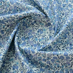 Small Floral Print Cotton Poplin Fabric – 145cm Wide | 6 Color Options