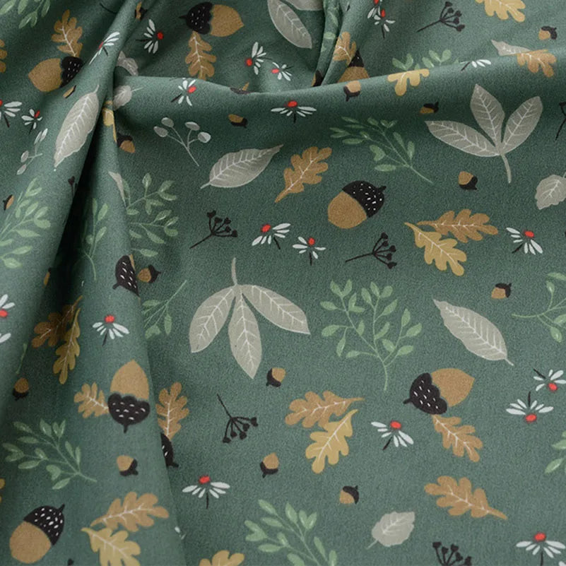 Floral Printed 100% Cotton Twill Fabric – 63" Wide, Sold by the Half Meter | Quilts, Bedding & DIY Sewing