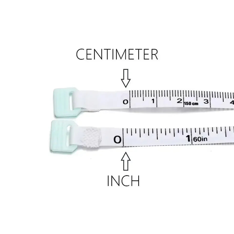 Cinta métrica retráctil para coser – Doble cara 60" / 150cm | Redonda y Cuadrada