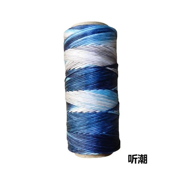 Round Waxed Polyester Thread – 0.6mm, 50m Spool | 41 Colors | Macramé, Jewelry Making & Leathercraft