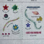 Linen Embroidery Stitch Book – Hand Embroidery Tutorial Kit | Book A or Book B