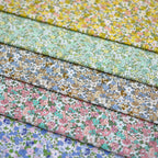 Tela de Algodón con Estampado Floral Pequeño – 145cm (57") de Ancho | Cortada a Medida | 4 Diseños