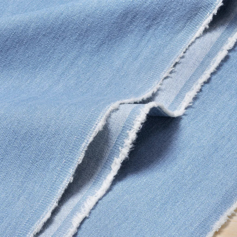 Thin Denim Fabric | Cotton Polyester Blend | 50×145cm | Quilting & Sewing