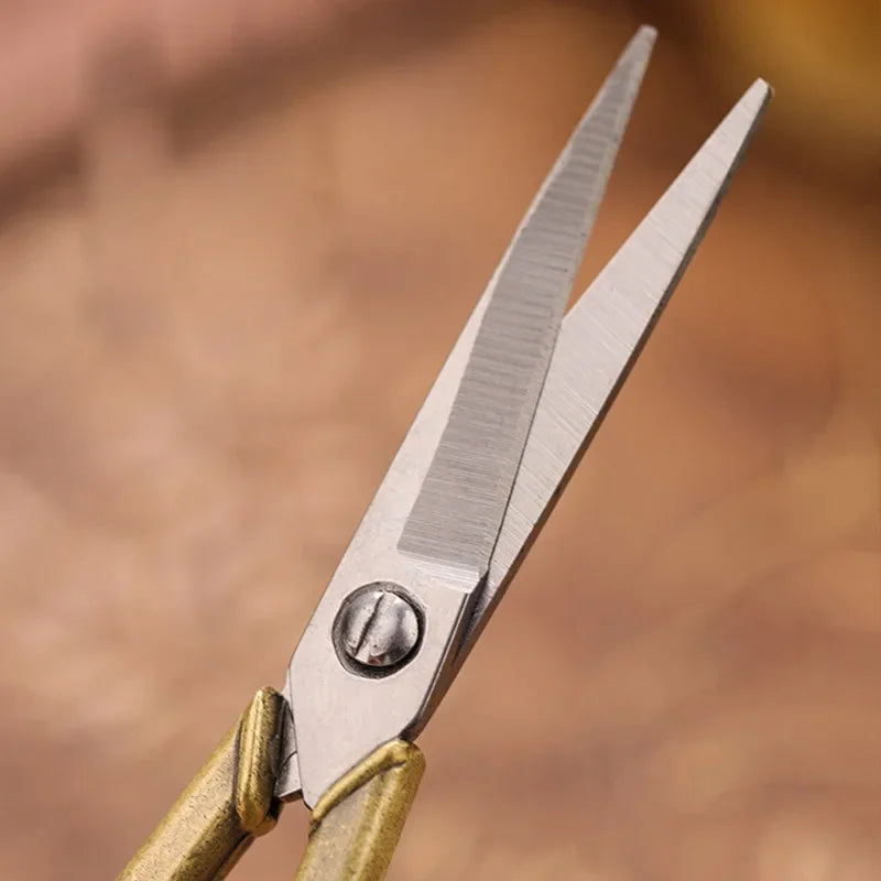 Tijeras de sastre retro – Tijeras de bordar y coser de acero inoxidable | Unidad individual, paquete de 3 y paquete de 6