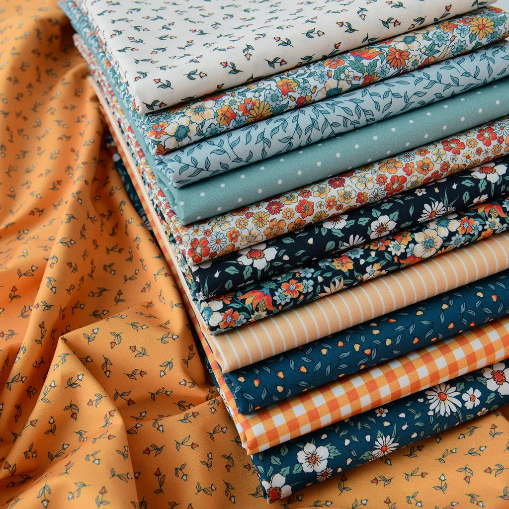 Printed Cotton Poplin Fabric By the Meter – Soft Breathable 100% Cotton for Quilting, Clothing & DIY