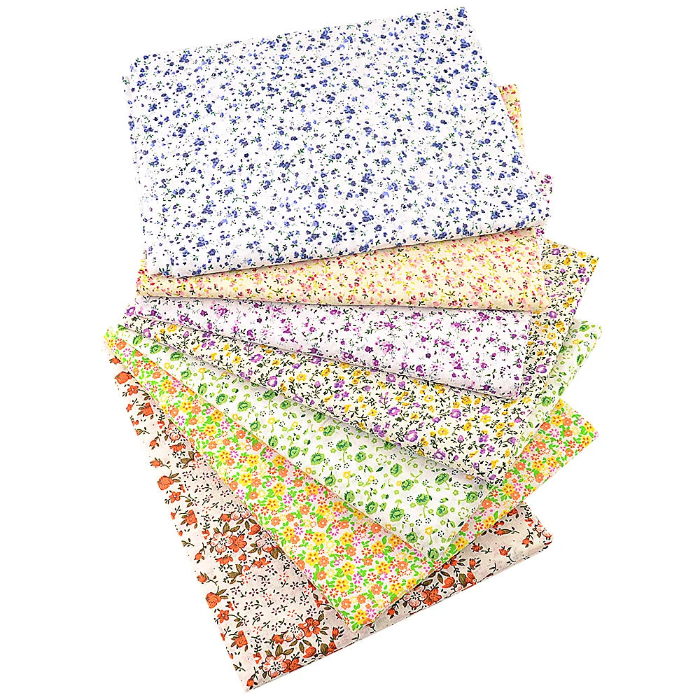 Floral Print 100% Cotton Quilting Fabric – 150cm Wide, 90g/m² | Patchwork, Baby Sewing & DIY Crafts