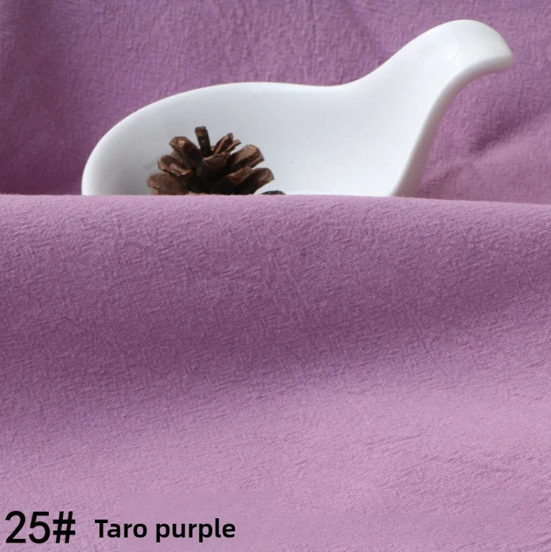 Cotton Linen Crepe Fabric – Skin Texture, 137cm Wide, 230g/m | Clothing, Curtains & Home Décor