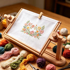 Adjustable Wooden Desktop Embroidery Stand – 3 Colors