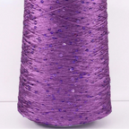 500G Hilo Fantasía de Lentejuelas Brillantes – Para Tejer a Mano y Ganchillo | Lentejuela de 3mm | 25 Colores