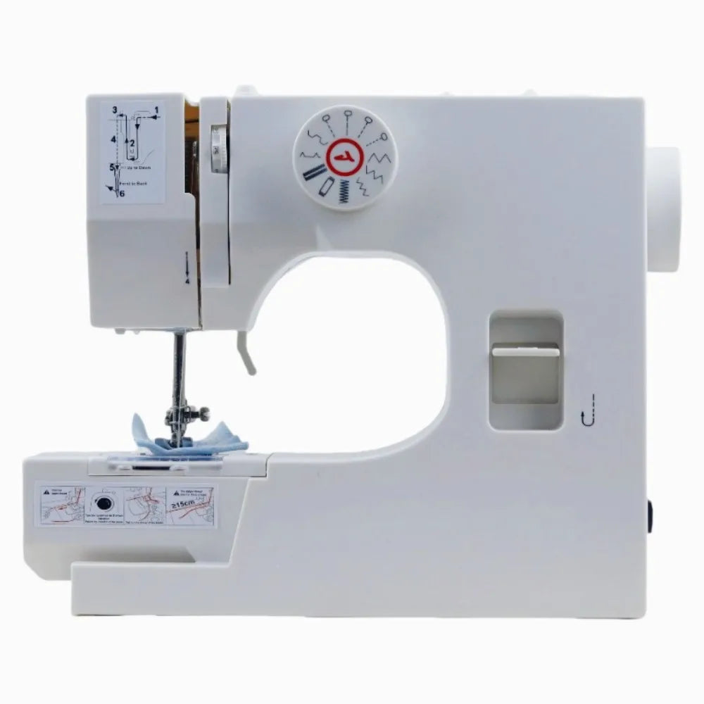 825 Semi-Auto Electric Sewing Machine – 12 Stitches, Beginner Friendly, All Fabrics