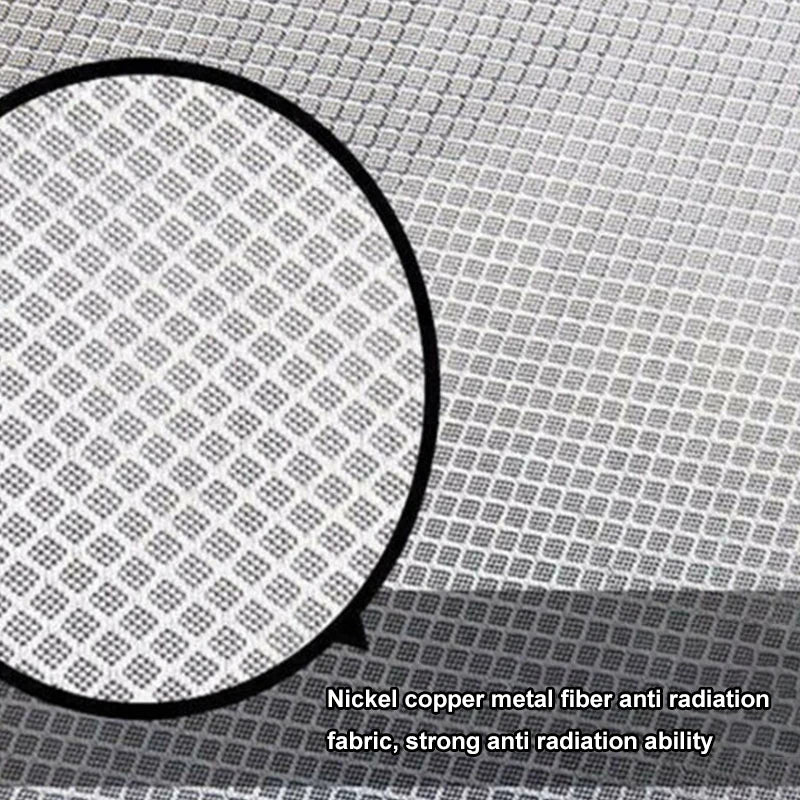 Faraday EMF & RFID Shielding Fabric – Nickel & Copper Coated | 200×145 cm (78.7×57 in)