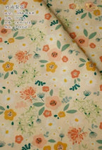 145cm Floral Cotton Poplin Fabric, 50cm Piece