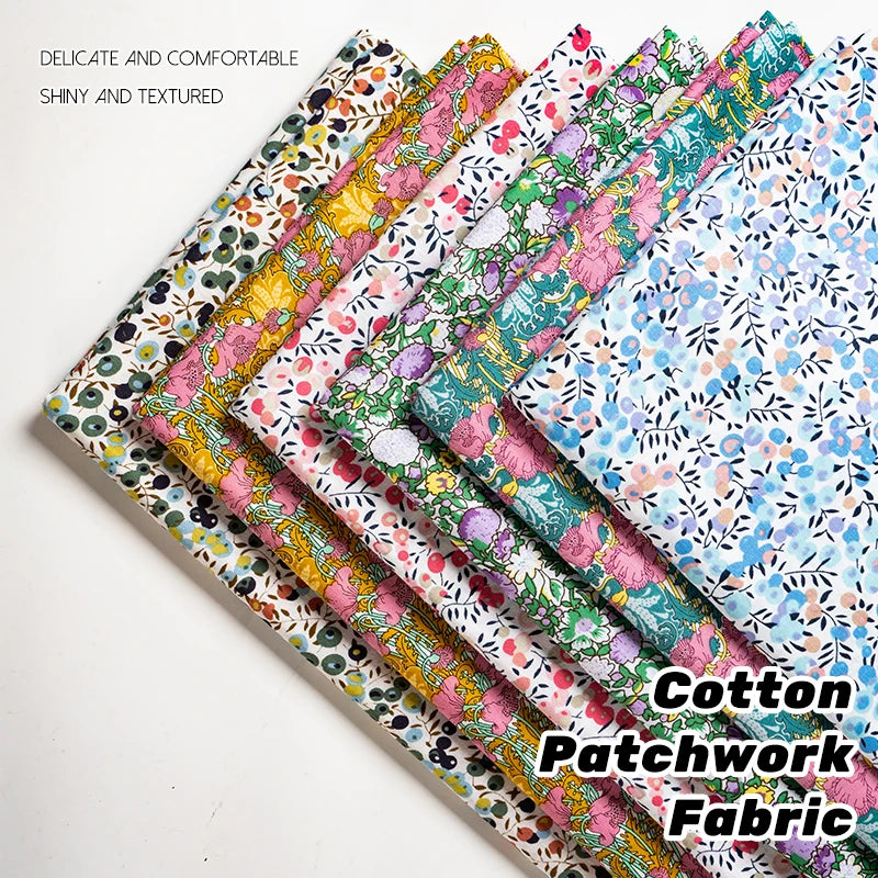 100% Cotton Poplin Fabric – Berry Print, 145cm Wide, Sold by 0.5m