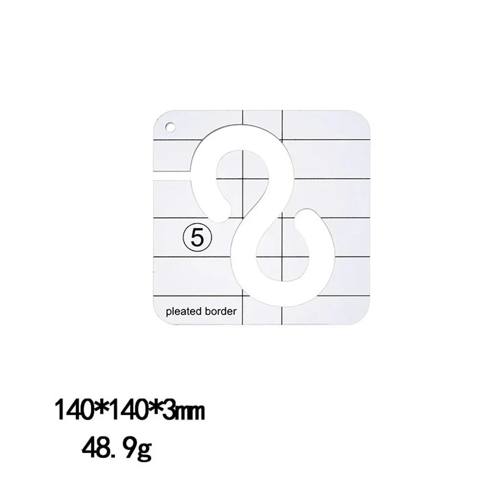 Quilting Tools Patchwork Ruler & Templates Set
