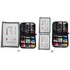 Kit de Libro de Puntos de Bordado para Principiantes – Set Todo en Uno con Hilos, Agujas y Estuche con Cremallera