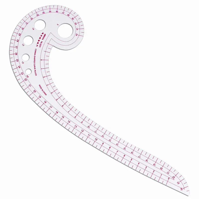 French Curve Ruler – Flexible Multi-Function Sewing & Pattern Drafting Ruler