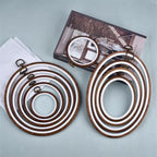 Wood-Grain Embroidery Hoop – Round & Oval Sizes