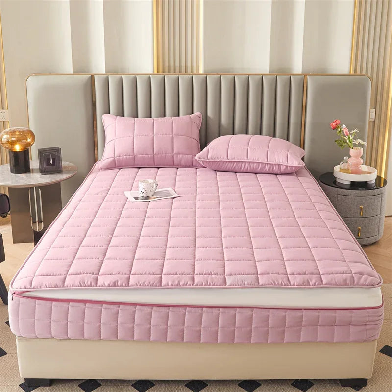 6-Sided Zippered Mattress Protector – Quilted, Multiple Sizes