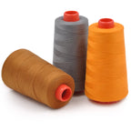Hilo de coser de poliéster de 3 capas de alta resistencia – 47.5 metros, para mezclilla y tapicería