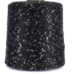 500G Hilo Fantasía de Lentejuelas Brillantes – Para Tejer a Mano y Ganchillo | Lentejuela de 3mm | 25 Colores