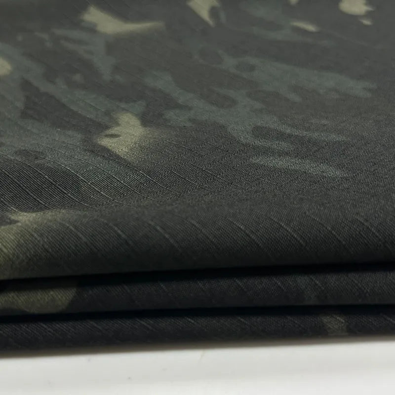 Multicam Black (MCBK) TC Camouflage Fabric | 65% Polyester 35% Cotton | 150cm Wide | Sold by the Meter